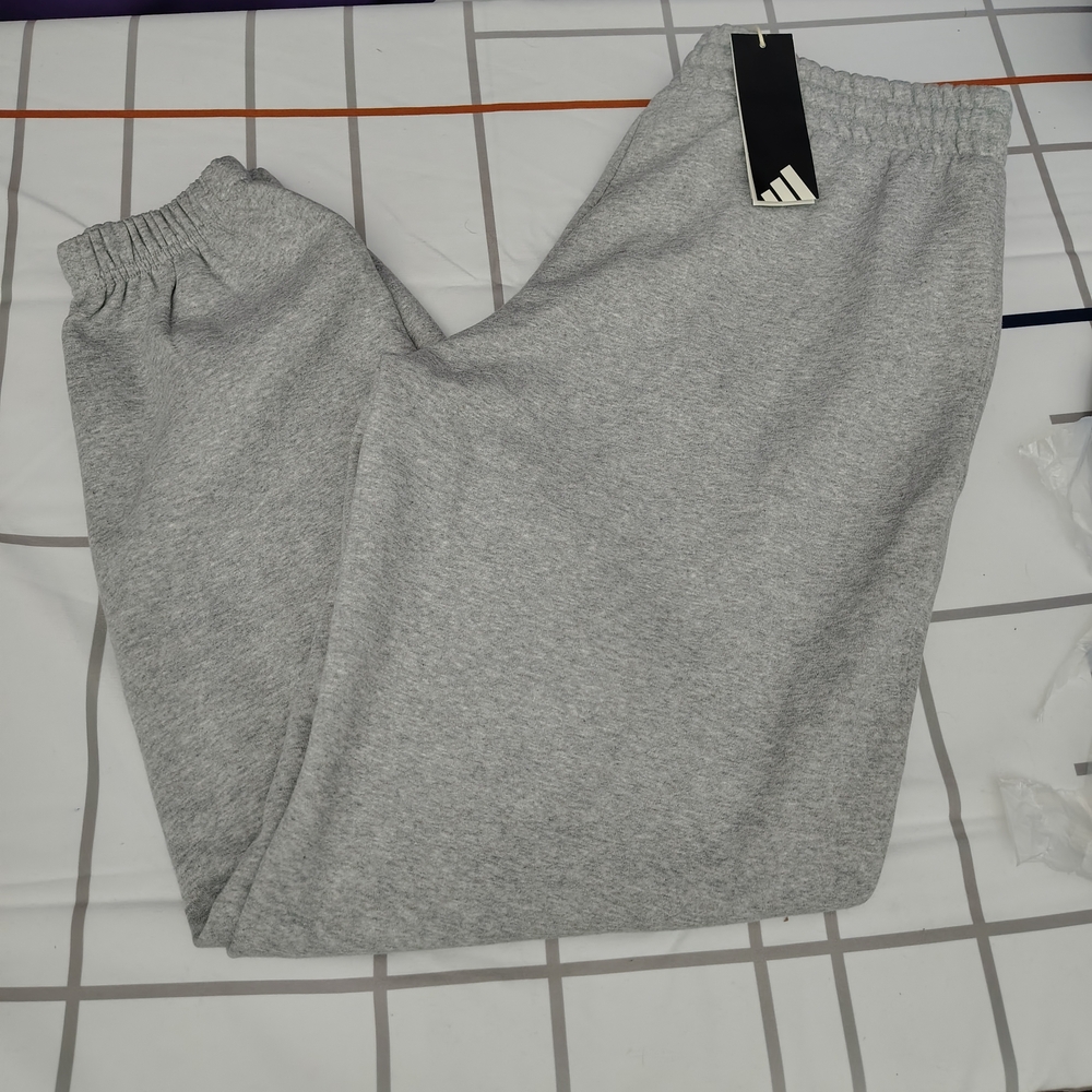 Adidas Heather Gray Joggers